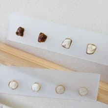 耳針 耳夾 / 基本款金屬冷淡風格耳飾