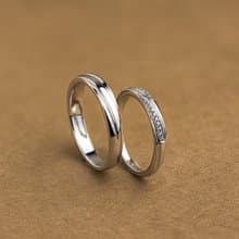 【情侶對戒】P.S. 我懂你 • 純銀戒指厚鍍18K金 • 日常婚戒