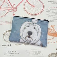 古代牧羊犬-不織布零錢包