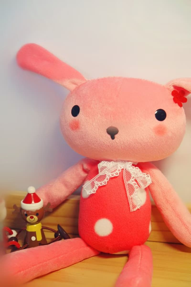 Bucute寶寶的第一隻兔兔/彌月/生日禮物/人氣/手工/娃娃/手作/細緻
