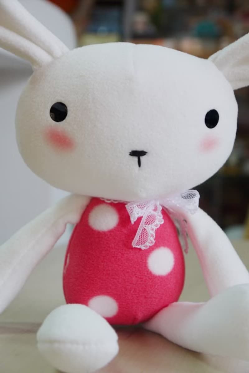 Bucute寶寶的第一隻兔兔/彌月/生日禮物/人氣/手工/娃娃/手作/細緻