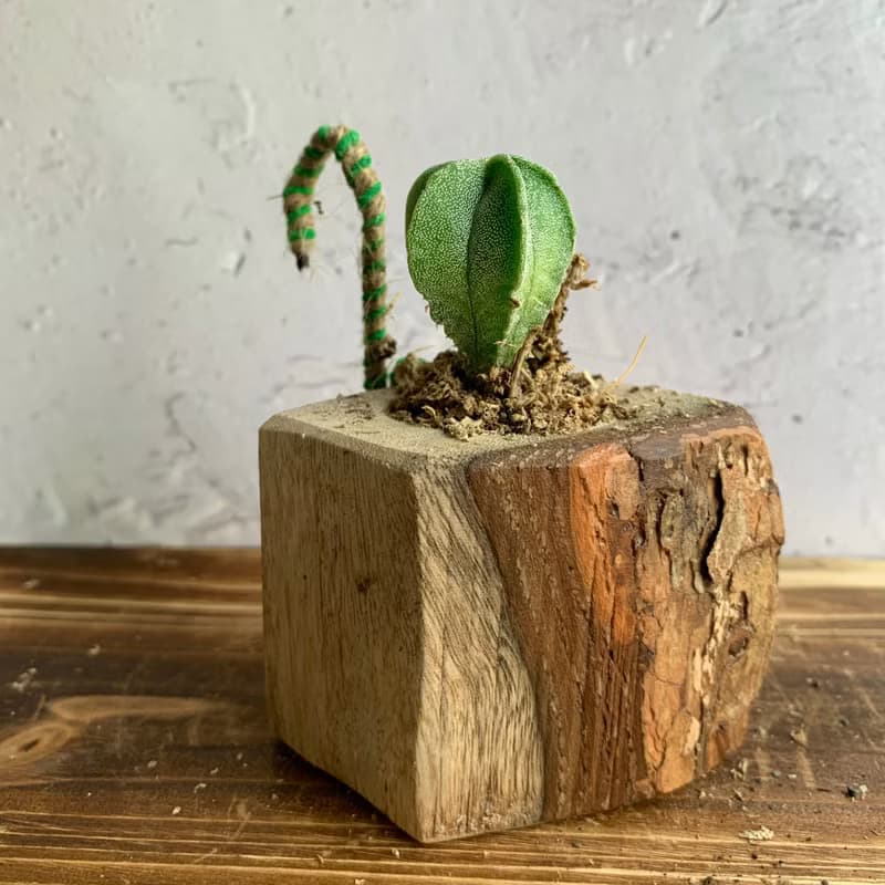 手工木作設計 盆栽擺飾 多肉植物 鸞鳳玉