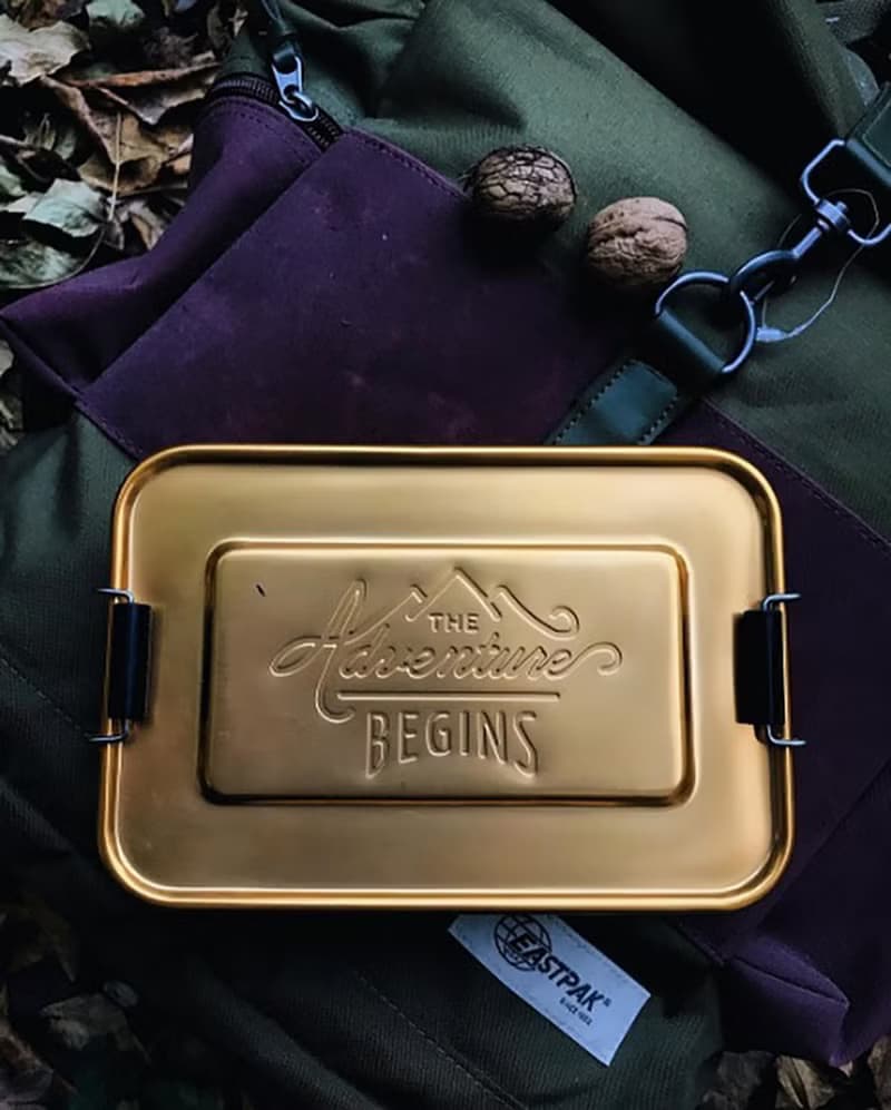 【Gentlemen's Hardware】掀蓋式多功能點心盒/收納盒-金銅色