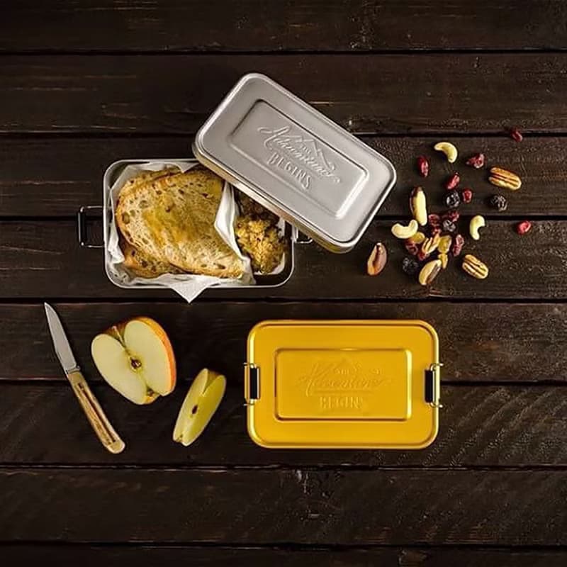 【Gentlemen's Hardware】掀蓋式多功能點心盒/收納盒-金銅色