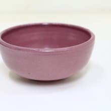紅/粉紅/銀線碗-純手工--手作--拉坯--上釉--陶土