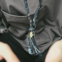 小我設計 手工編織領巾項鍊 - 多色