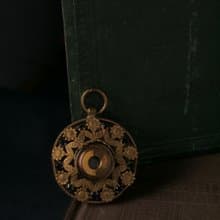 1820s 法國 波旁復辟時期 配方合金向日葵望遠鏡