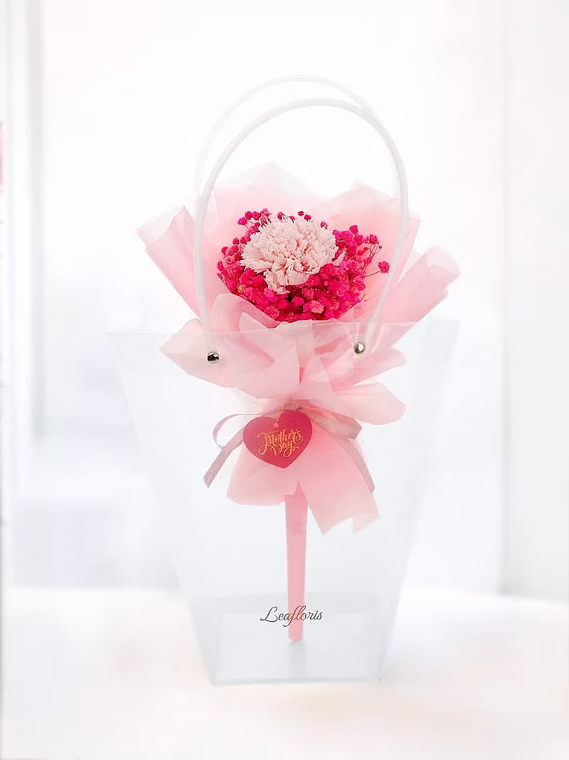 母親節康乃馨永生花花束