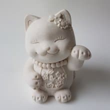 開運小物 招財猫 擴香石含天然成分具有抗菌吸濕作用