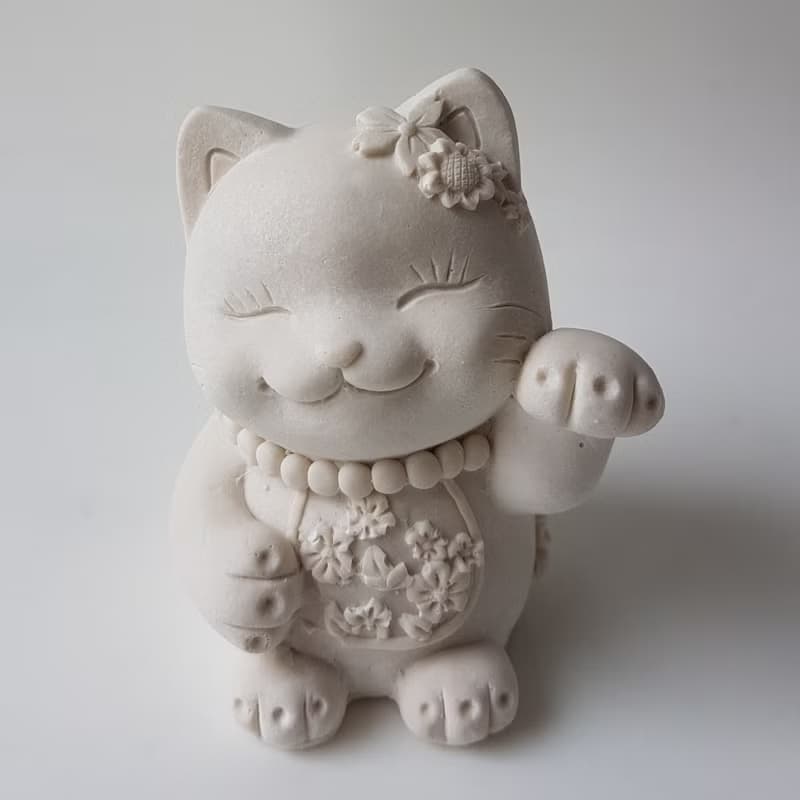 開運小物 招財猫 擴香石含天然成分具有抗菌吸濕作用