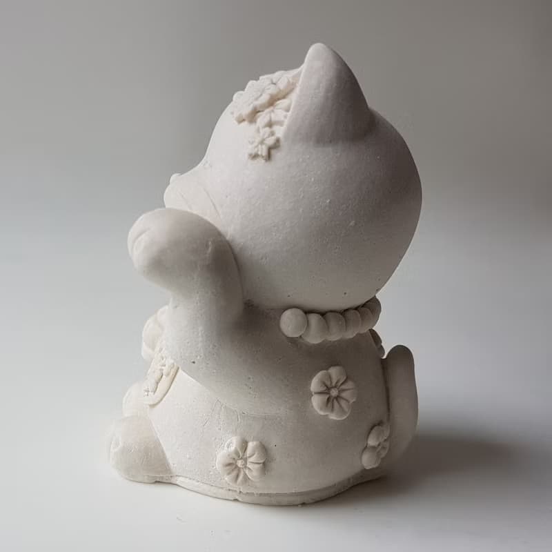 開運小物 招財猫 擴香石含天然成分具有抗菌吸濕作用