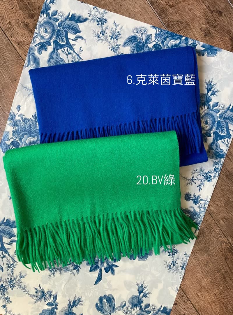 聖誕禮物流蘇羊毛圍巾禮盒 多色現貨
