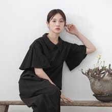 【經典原創】Secret_秘密棉麻襯衫_CLT005_黑