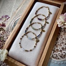 -單程票-天然水晶手鏈/黃銅手鍊