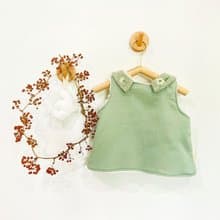小森林 有機棉手作羊毛絨背心