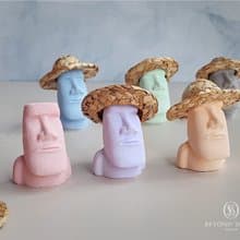 草帽摩艾擴香石