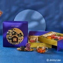 【喜憨兒×幾米】月夜繁花雙層旋轉禮盒(A+) 中秋