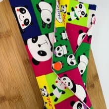 文青風環保筷袋  超Q胖達  手作餐具袋.交換禮物.