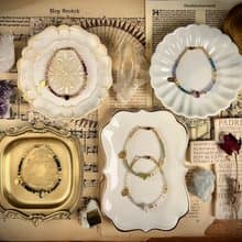 -多情的人-天然水晶手鏈/黃銅手鍊