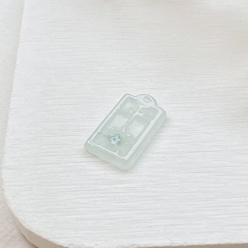 【願‧平安】冰種翡翠平安牌 | 天然A貨翡翠 | 送禮