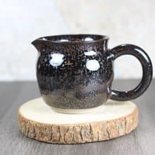 【送禮好物】天目釉 手拉坏茶海 公道杯 鶯歌名家葉敏祥手作