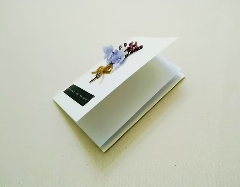 手工卡片 永生花卡片 乾燥花卡片 花束卡片 共4款 現貨