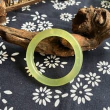 【一物一圖】天然遼寧岫玉手鐲 手鐲圈口53.1mm 蜂蜜水 圓條