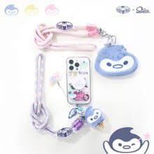 PICA STUDIO X SEAPOOL小企鵝手機掛繩旅行防丟手機