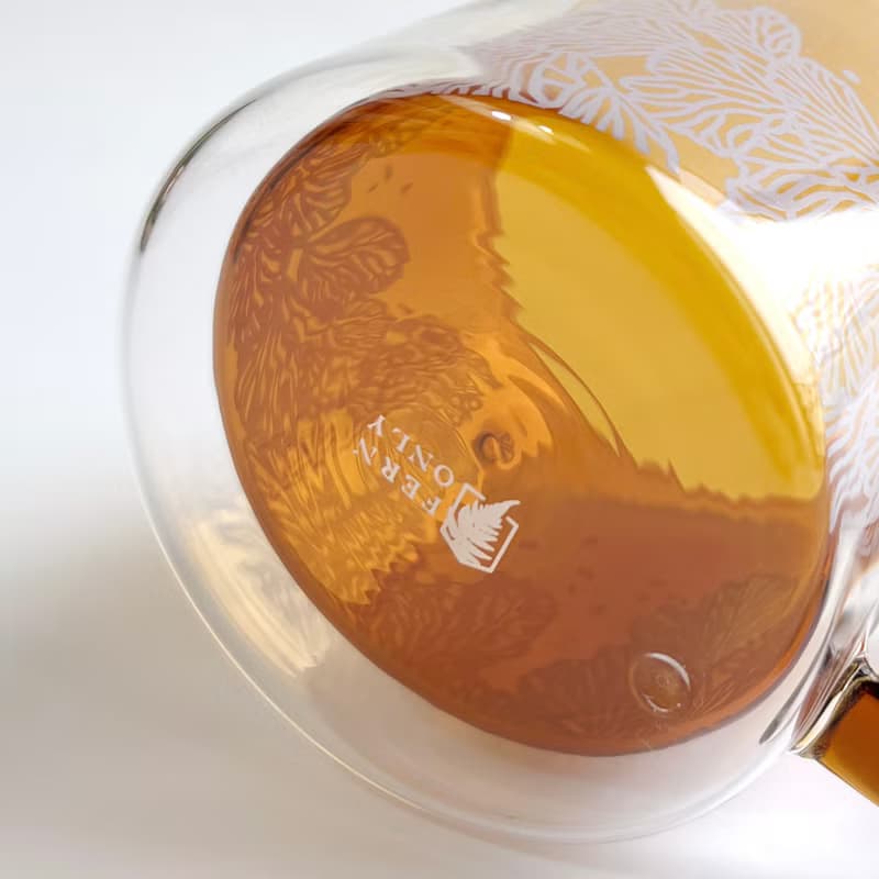 【福利品專區】蕨飲雙層玻璃杯|馬克杯 酒杯 玻璃杯 出清 福利品