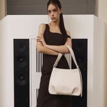 韓國製 MUR Att 手袋/單肩包/手提袋 (Plain Cream)