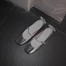 極簡美學 蝴蝶結休閒風瑪莉珍 淺口單鞋 手工製