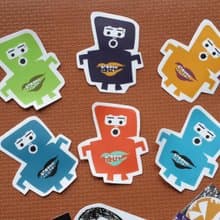 ( 機車怪 )Li-good - 防水貼紙、行李箱貼紙 NO.34