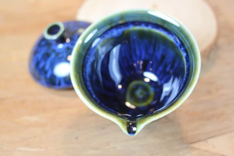 【母親節禮物】耀洋 天目釉 蓋碗 蓋杯 鶯歌名家葉敏祥作品