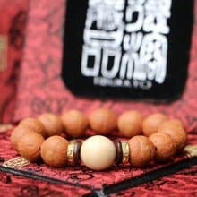 精品尼泊爾鳳眼菩提子手珠 12mm 六道木隔珠佛珠 念珠 菩提子手串