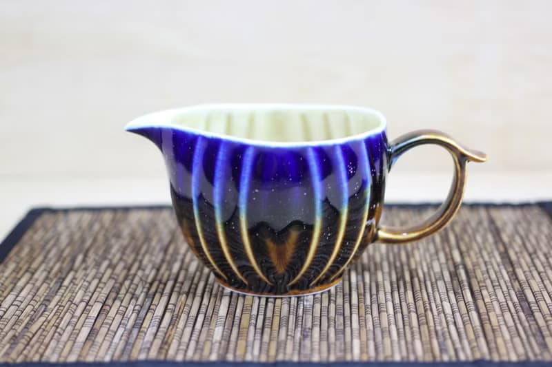 【母親節禮物】曉櫻 結晶釉 茶海 公道杯 鶯歌名家葉敏祥作品