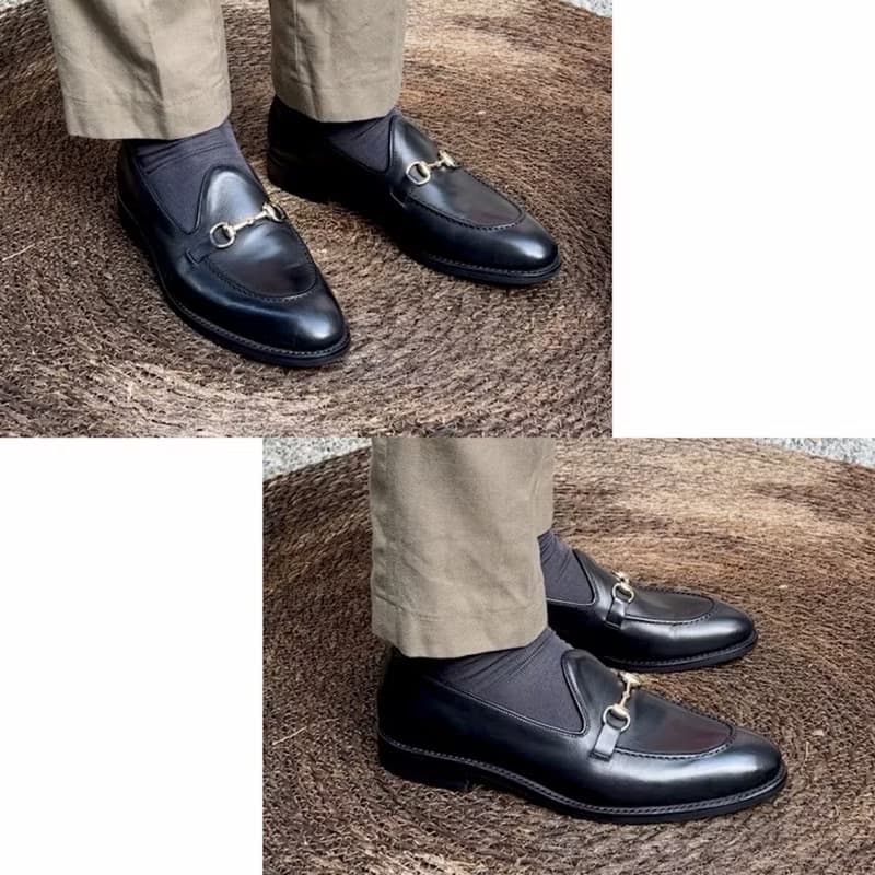 固特異手工真皮馬銜環樂福鞋 Goodyear Welt Horsebit Loafer