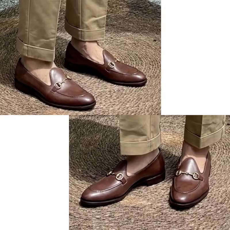 固特異手工真皮馬銜環樂福鞋 Goodyear Welt Horsebit Loafer