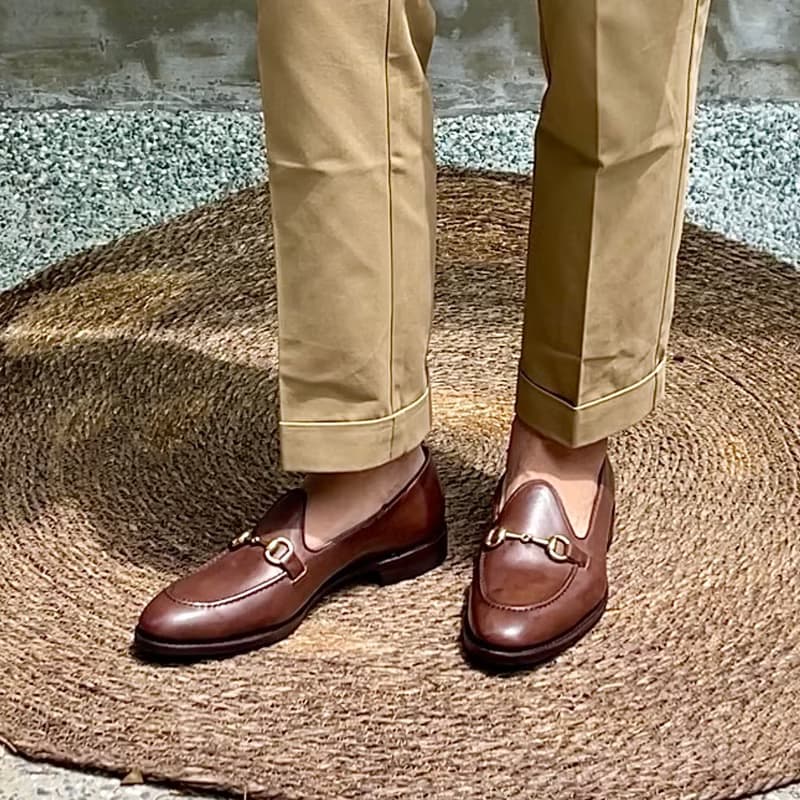 固特異手工真皮馬銜環樂福鞋 Goodyear Welt Horsebit Loafer