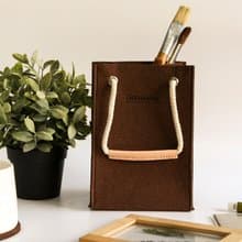 樂洋・Leyan-野餐小方包(可手提也可肩背)-黑巧克力色