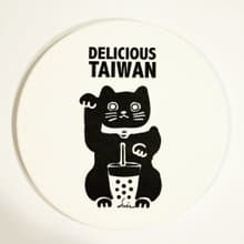 招財貓 喵 貓咪 黑貓 陶瓷鍋墊 陶瓷杯墊 陶瓷 耐熱 抗熱 鍋墊