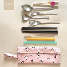 防潑水款環保餐具袋