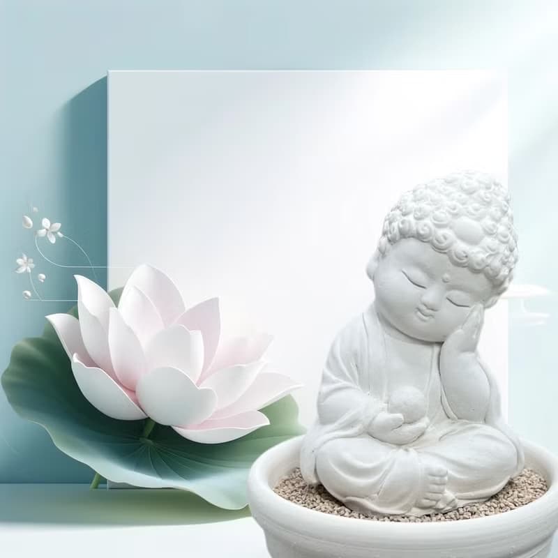 靜謐之美學 淨念吉祥小佛之靜性小盤套組  精緻台灣文創禮品