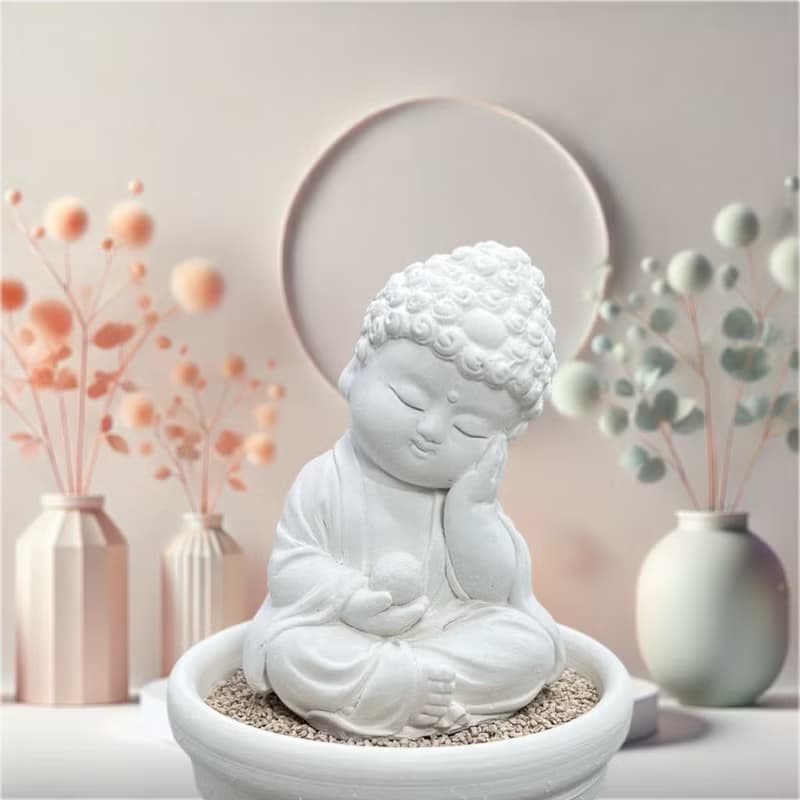 靜謐之美學 淨念吉祥小佛之靜性小盤套組  精緻台灣文創禮品