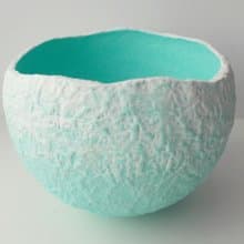 室內裝飾花瓶紙漿綠松石家居裝飾女士禮物海洋風格