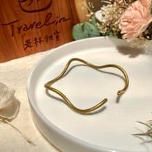 老林雜貨 | 雲朵黃銅手環
