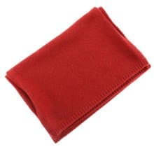 【日本直送】エルメス HERMES マフラー カシミヤ 赤 ユニセックス【中古】
