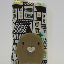 Bucute手機套/生日禮物/馬林鼠/手工製作/交換禮物/手機的衣服