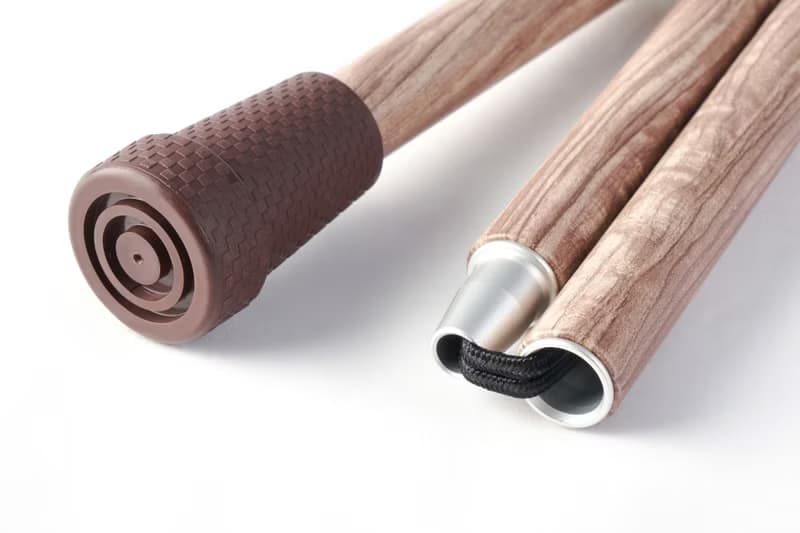 【長輩送禮】天然木紋折疊手杖-玫瑰木禮盒 輕量手杖 聖誕禮盒