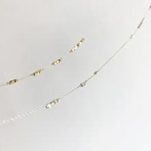 摩斯密碼小金粒14k注金項鍊
