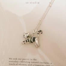 純銀貓貓項鍊-客訂